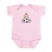 CafePress - Lil Soccer Baby Girl Infant Bodysuit - Baby Light Bodysuit Size Newborn - 24 Months