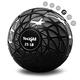 Yes4All BW7V Slam Balls 4.5 – 18.1kg/Slam Medicine Ball Version/Sand-Filled No-Bounce Exercise Ball, Suitable for Crossfit Workout and Strength Training (Black) – 11.3kg, Dynamic Black