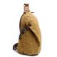 Neuleben Waterproof Canvas Shoulder Backpack Vintage Unisex Men's Small Sling Backpack Shoulder Bag Outdoor Sport Leisure