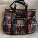 Coach Bags | Coach Poppy Signature Tartan Plaid Tote Bag | Color: Black/Red | Size: Os