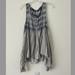 Free People Tops | Free People Dyed Sleeveless Tunic | Color: Blue/White | Size: Xs