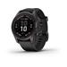 Garmin Fenix 7X ProSapphire Solar Edition Titanium with Fog Gray/Ember Orange Band Watch 010-02778-14