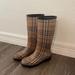 Burberry Shoes | Burberry Plaid Rainboots | Color: Brown | Size: 6.5