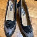 Nine West Shoes | 2-Toned Oxford Heels | Color: Blue/Gray | Size: 10