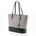 Kate Spade Bags | Kate Spade Gray Black Charm Haven Street Maxi Colorblock Leather Tote Bag Purse | Color: Black/Gray | Size: Os