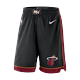 Miami Heat Icon Edition Men's Nike NBA Swingman Shorts - Black