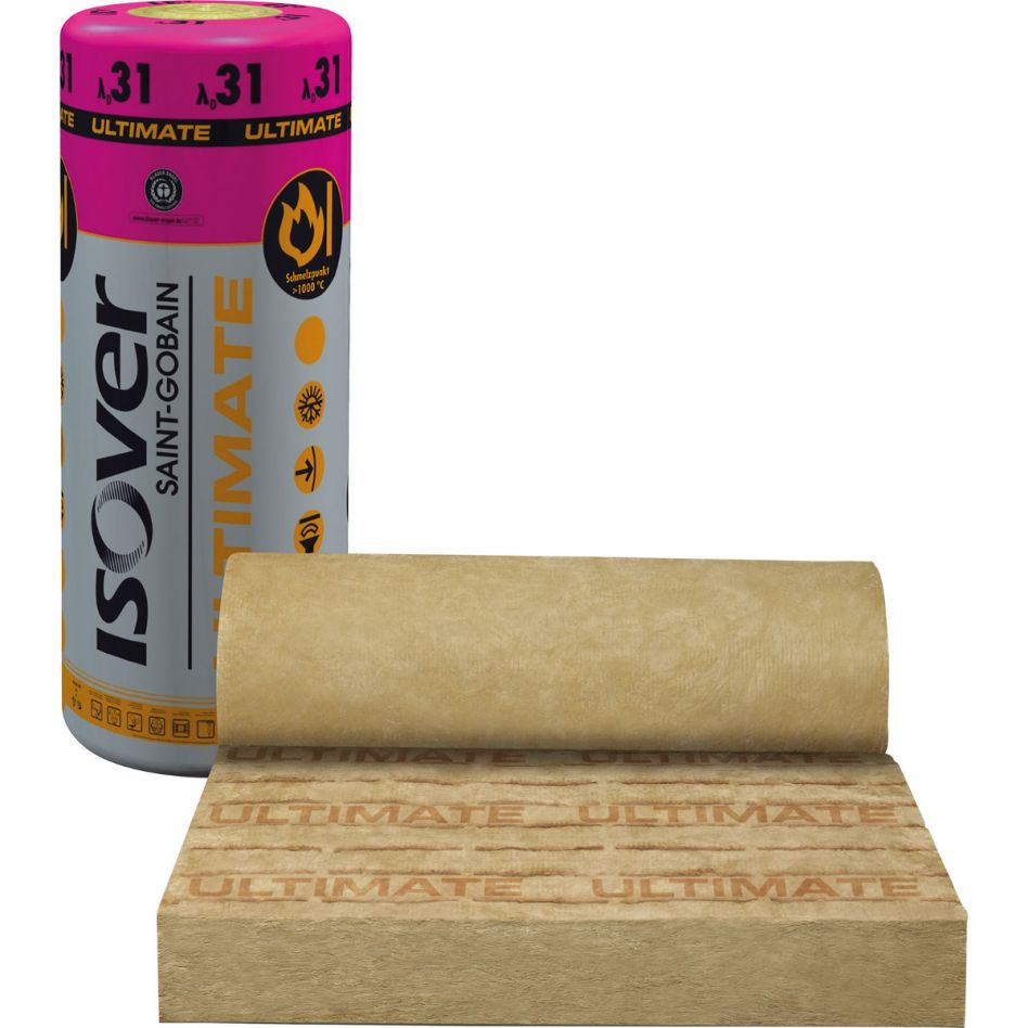 ISOVER Ultimate Klemmfilz ZKF-031 Brandschutz-Zwischensparren-Klemmfilz, 160 mm Image