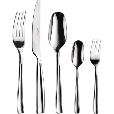Besteck-Set PINTINOX "Infinito", silber (edelstahlfarben), 30 tlg., Edelstahl 18/0, Essbesteck-Sets, Geschmiedet Image