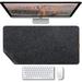 Felt Desk Mat Non-Slip Mouse Pad 35.4 x15.7 Office Supplies Desk Protector Desk Accessories for Home and Office
