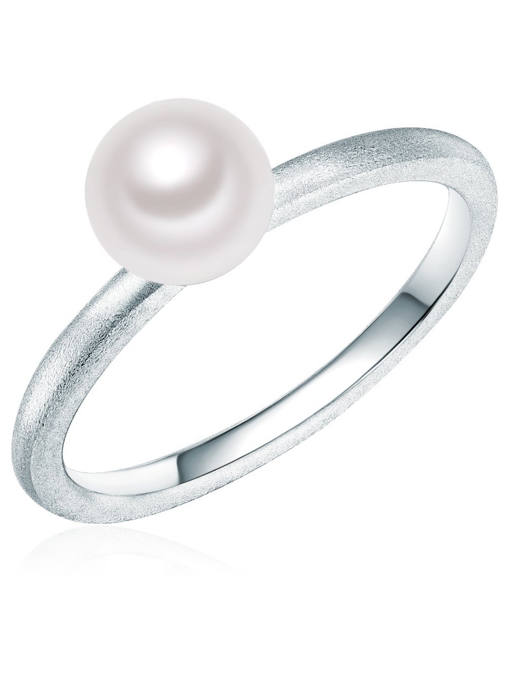 Valero Pearls Perlen-Ring Damen silber, 50 Image