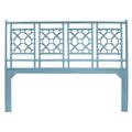 David Francis Furniture Rattan Open-Frame Headboard Wicker/Rattan in Blue | Extra-long Twin | Wayfair B4020-T-S167