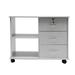 3 Drawers Rolling File Cabinets Large Mobile Filing Cabinet Printer Stand Shelf