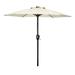 7.5FT Patio Umbrella Outdoor Yard Umbrella with Auto Tilt and Hand Crank