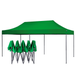 American Phoenix 10x20 ft Green Pop up Straight Leg Canopy Sun Shelter