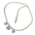 XWQ Pet Necklace Eye-catching Faux Rhinestone 3 Colors Fashionable Cat Jewelry Necklace Holiday Party Prop for Daily Wear