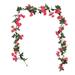 RKSTN Roses Artificial Flowers Artificial Flowers 69 Heads Artificial Rose Vine Hanging silk roll Flowers for Wall Decor Rattan Lightning Deals of Today - Summer Savings Clearance on Clearance