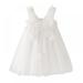 BULLPIANO 0-6Years Baby Girls Special Occasion Dress Tulle Tutu Dress Butterfly Print Back Sundress