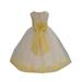 Ekidsbridal Wedding Pageant Rose Petals Ivory Tulle Flower Girl Dress Junior Bridesmaid Summer Easter Communion 302T S