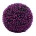 Artificial Plant Topiary Ball Artificial Greenery Ball Decorative Faux Boxwood Decorative Foliage Artificial Decorative Holiday Plants Spring Summer Faux Plant Decor (Purple 45cm=17.7in)