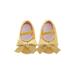 Gwiyeopda Infant Baby Girls Flat Shoes Soft Sole Bowknot Non-slip Princess Wedding Toddler Shoes