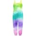 Outfits for Baby Toddler Girls Girls Kids Jumpsuit Tie dye Strap Romper Summer Outfits For 4-5 Years