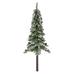 The Holiday Aisle® Giosue Slender Pine Christmas Tree w/ 100 LED Lights in Green/White | 5' | Wayfair EAD8813C5AC249EF9255C6FF51E2AF03