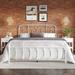 August Grove® Avier Metal Bed Metal in White | 44.29 H x 77.13 W x 83.54 D in | Wayfair 7CBAFA33F92D4C06AAD2E9BD9399B34E