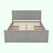 Red Barrel Studio® Marileysis Storage Bed Wood in Gray | 38.7 H x 63.8 W x 81.9 D in | Wayfair 106E2220FC9743439CA0A2745F2C23D6