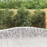 Maison Chic - Panier de gabions arqué Mur en gabion Clôture de gabion 400x50x40/60 cm Fer galvanisé