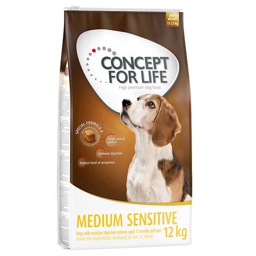 12 kg Medium Sensitive Concept for Life Hundefutter trocken