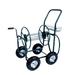 Hose Reel Cart with 4 Wheels Water Hose Reel for Outside Heavy-Duty Garden Hose Trusk Holds 230 ft. of 5/8-inch Hose Green