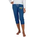 Women's Concepts Sport Navy Milwaukee Brewers Quest Knit Capri Pants