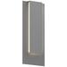 Inside Out Reveal Tall 19" High Textured Gray LED Wall Sconce