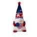 Garden Statues Large Solar Independence Day Decoration Supplies Knitted Cap Love With Lights Figuette Patriotic Swedish Large Christmas Ornament Balls