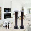 TFCFL 35.4 inch Pair Stable Thick Speaker Bookshelf Stands Home Theater Speaker Holder