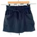 Athleta Skirts | Athleta Skirt Black Skyline Skort Belted Tie Waist Travel Casual Pockets Size 8 | Color: Black | Size: 8