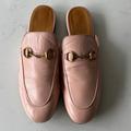 Gucci Shoes | Gucci Princetown Horsebit Mules Light Pink Size 36 1/2 | Color: Pink | Size: 36 1/2