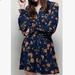 Free People Dresses | Free People Dress Euc | Color: Blue/Gold | Size: S