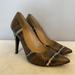 J. Crew Shoes | J. Crew Italian Snakeskin Pumps / Heels 49104 Size 6.5 | Color: Black/Brown | Size: 6.5