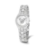 Disney Accessories | Disney Ladies Silver Dial Mickey Mouse Silhouette Watch | Color: White | Size: 8.5