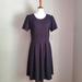 Lularoe Dresses | Lularoe 2xl Amelia Dress, Noir, Black | Color: Black | Size: Xxl