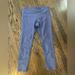 Lululemon Athletica Pants & Jumpsuits | Lululemon Tight Stuff Reflective Scallop Bottom Cropped Legging - Size 6 | Color: Blue/Gray | Size: 6