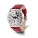 Disney Accessories | Disney Ladies Size Red Strap Mickey Mouse W/Moving Arms 44mm Watch | Color: Silver | Size: 9