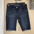 American Eagle Outfitters Shorts | American Eagle Outfitters Dark Wash Denim Shorts Size 2 | Color: Blue | Size: 2