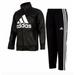 Adidas Matching Sets | New Adidas Boys Youth 2 Piece Track Suit Activewear Set Black Size 7 | Color: Black/White | Size: 7b