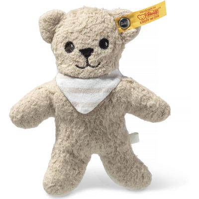 Greifspielzeug STEIFF "Noah Knister-Teddybär mit Rassel", beige, Greifspielzeug, KinderH:12cm, Baumwolle, GOTS organic, zertifiziert durch BCS 35014, H:12cm Image