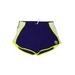 Augusta Sportswear Athletic Shorts: Purple Color Block Activewear - Women's Size Medium