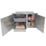 Alfresco 42 Inch Low Profile Dry Storage Pantry | 21 H x 42 W x 23.75 D in | Wayfair AXEDSP-42L