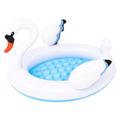 Pool Central 3.5 ft x 2.1 ft Plastic Kiddie Pool Plastic in Blue/White | 42.5 H x 25.5 W x 37 D in | Wayfair POOL CENTRAL JL 57134