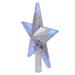 Northlight Seasonal 9.5" Lighted Clear 5 Point Star Christmas Tree Topper - Multicolor LED Lights in Gray/Yellow | 9.5 H x 8.75 W x 2 D in | Wayfair